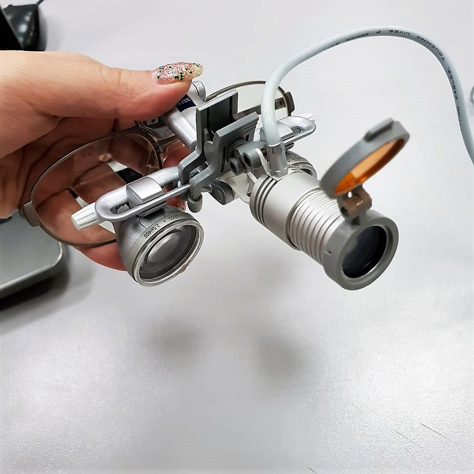 Комплект: Бинокуляры EyeMag Smart х2,5-350 с осветителем Amtech