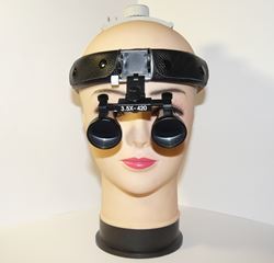 Бинокулярная лупа на шлеме Magnifier QC Optic x2,5-420H