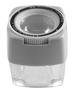 Лупа часовая 8х-23мм контактная измерительная с подсветкой (1 LED) Kromatech MG13100-2