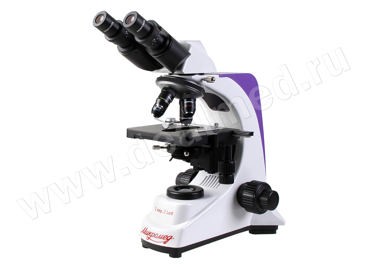 Микроскоп лабораторный бинокулярный МИКРОМЕД 1 (2LED)